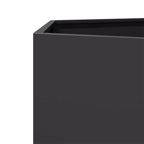 vidaXL plantekasse 69x60x45 cm sekskantet stål sort