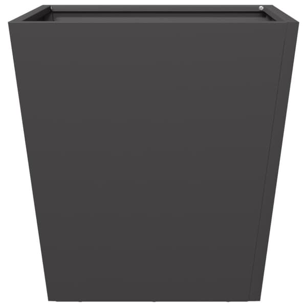 vidaXL plantekrukke 40x40x40 cm stål sort