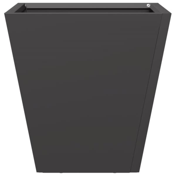 vidaXL Plantekasse svart 30x30x30 cm stål