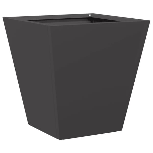 vidaXL Plantekasse svart 30x30x30 cm stål