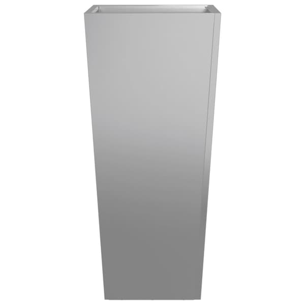 vidaXL Plantekasse 35x35x75 cm galvanisert stål