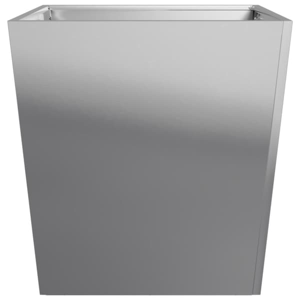 vidaXL Plantekasser 2 stk 50x50x50 cm galvanisert stål