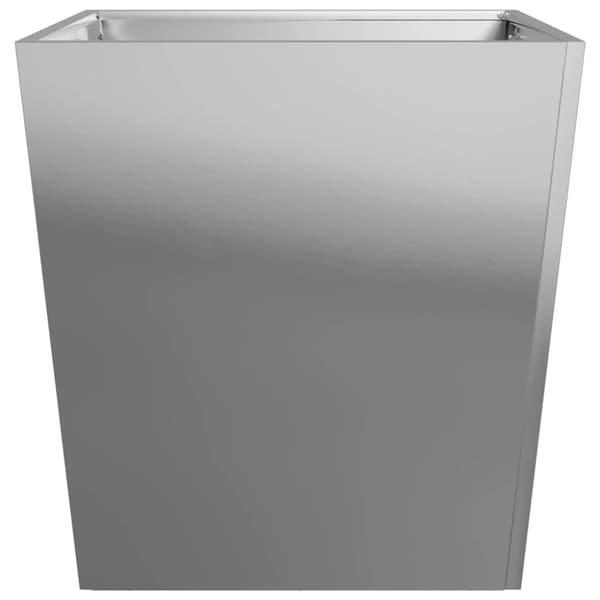 vidaXL Plantekasser 2 stk 50x50x50 cm galvanisert stål
