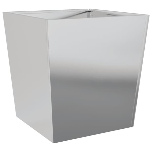 vidaXL Plantekasser 2 stk 50x50x50 cm galvanisert stål