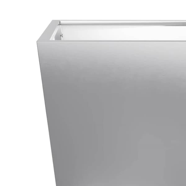 vidaXL Plantekasser 2 stk 50x50x50 cm galvanisert stål