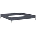 Miniatyrbilde 3 av 11: vidaXL Forhøyet hagebed antrasitt 100x100x18,5 cm stål