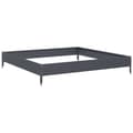 Miniatyrbilde 7 av 11: vidaXL Forhøyet hagebed antrasitt 100x100x18,5 cm stål