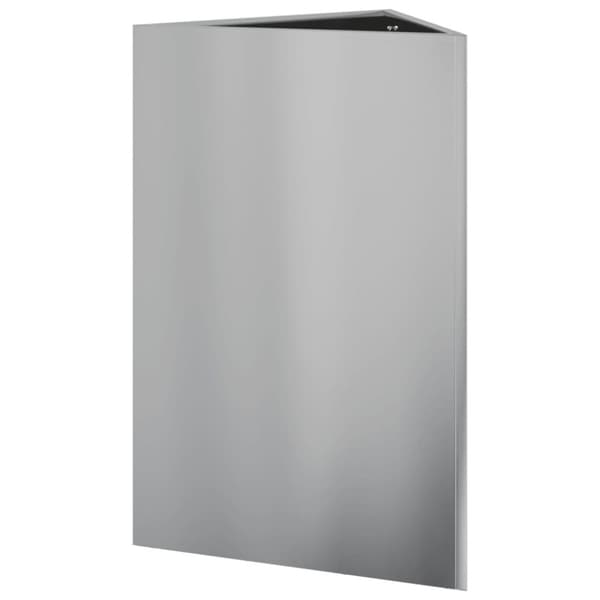 vidaXL plantekasse 50x43x75 cm trekantet galvaniseret stål