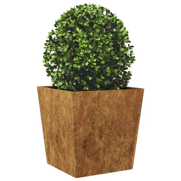 vidaXL Havekrukker 2 stk 50x50x50 cm Forvitringsstål