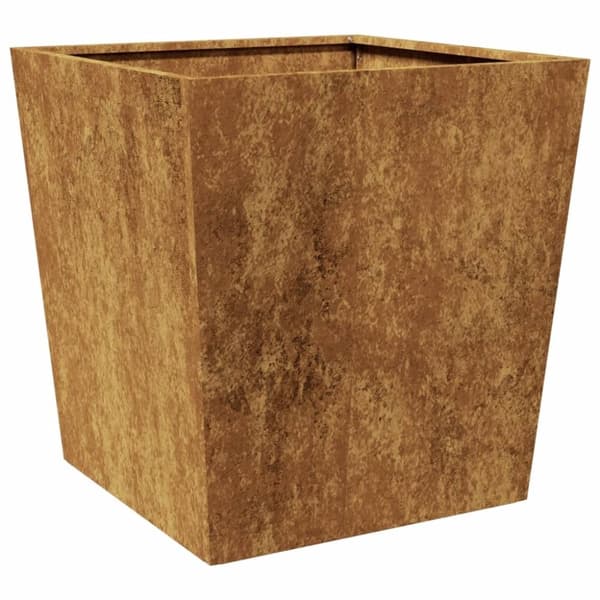 vidaXL Havekrukker 2 stk 50x50x50 cm Forvitringsstål