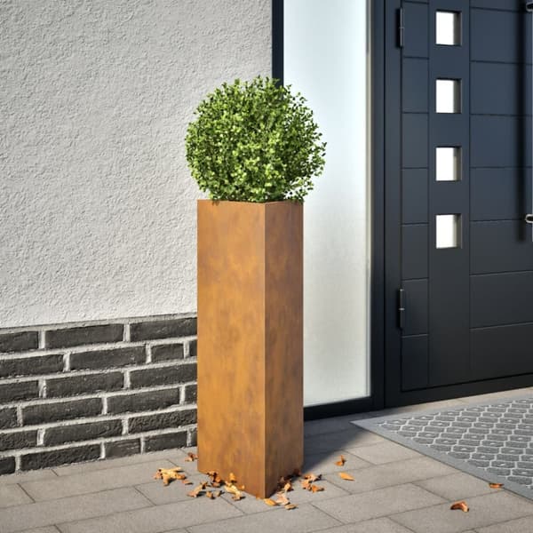 vidaXL puutarhaistutuskone kolmiomainen 30x26x75 cm säänkestävä teräs