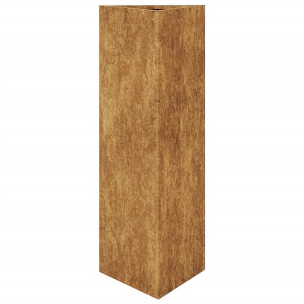 vidaXL Havekrukke Trekantet 30x26x75 cm Forvitringsstål