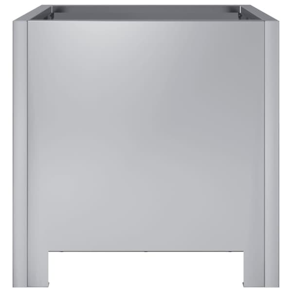 vidaXL plantekrukke 30x30x30 cm galvaniseret stål