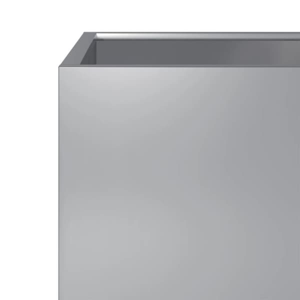vidaXL plantekrukke 30x30x30 cm galvaniseret stål