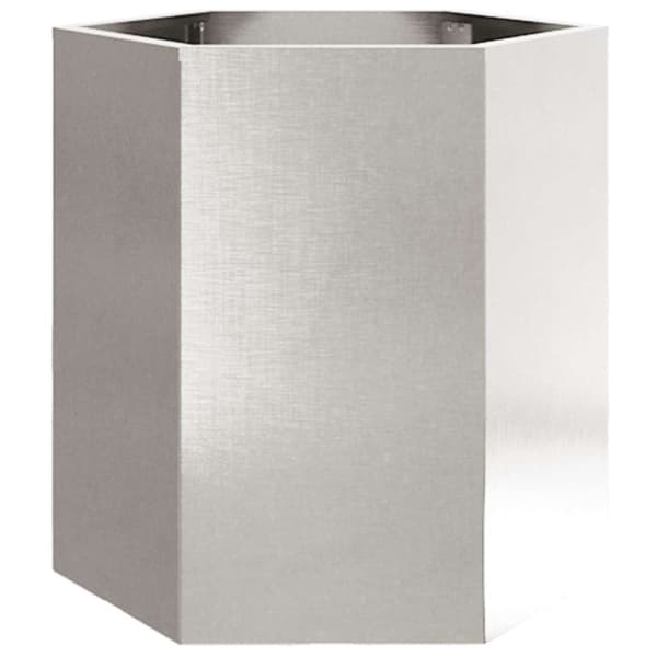 vidaXL Havekrukker 2 stk 46x40x45 cm sekskantet rustfrit stål sort