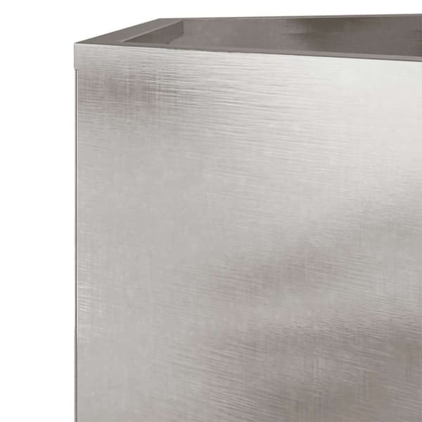 vidaXL Havekrukker 2 stk 46x40x45 cm sekskantet rustfrit stål sort