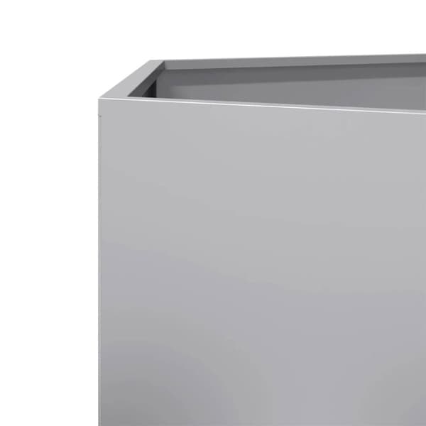 vidaXL Plantekasse sekskantet 138x120x45 cm galvanisert stål