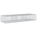 Miniatyrbilde 3 av 8: vidaXL Gabionkurv med deksel 300x100x50 cm galvanisert jern