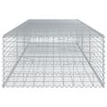 Miniatyrbilde 5 av 8: vidaXL Gabionkurv med deksel 300x100x50 cm galvanisert jern