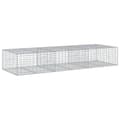 Miniatyrbilde 6 av 8: vidaXL Gabionkurv med deksel 300x100x50 cm galvanisert jern