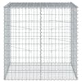 Miniatyrbilde 4 av 8: vidaXL Gabionkurv med deksel 100x100x100 cm galvanisert jern