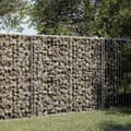 Miniatyrbilde 2 av 8: vidaXL Gabionkurv med deksel 100x100x100 cm galvanisert jern
