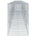 Miniatyrbilde 5 av 8: vidaXL Gabionkurv med deksel 1000x100x150 cm galvanisert jern