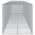 Miniatyrbillede 5 af 8: vidaXL gabionkurv med cover 700x100x100 cm galvaniseret jern