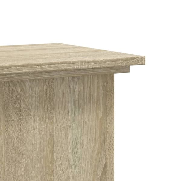 vidaXL plantestativ 33x33x60 cm konstrueret træ sonoma-eg