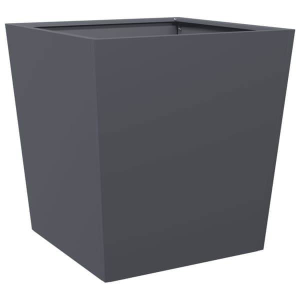 vidaXL Plantekasse antrasitt 50x50x50 cm cortenstål