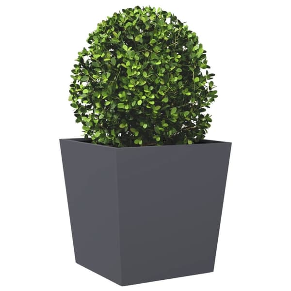 vidaXL Plantekasse antrasitt 50x50x50 cm cortenstål