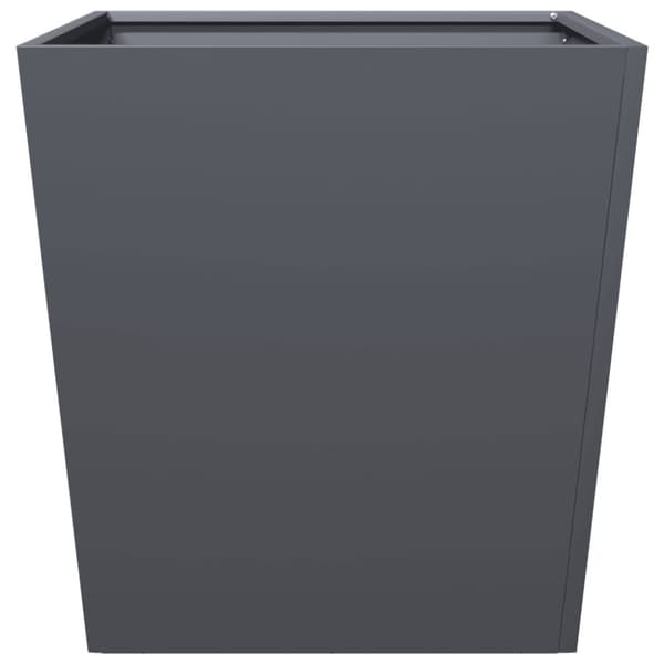 vidaXL Plantekasse antrasitt 50x50x50 cm cortenstål