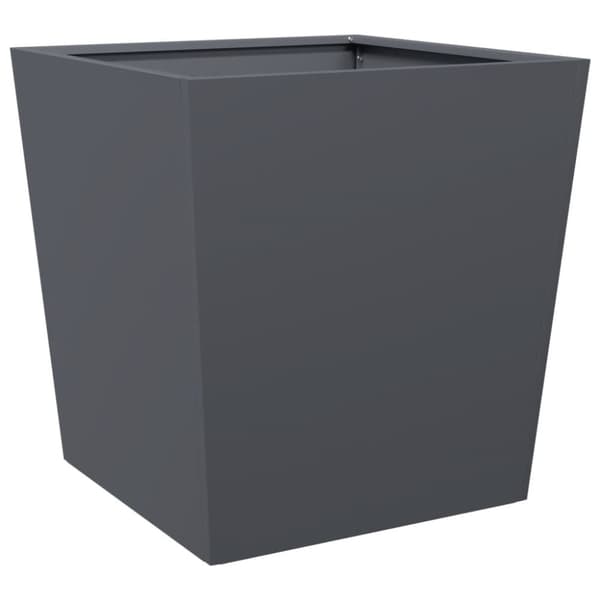 vidaXL Plantekasse antrasitt 50x50x50 cm cortenstål
