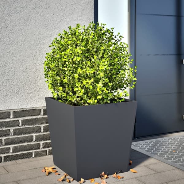 vidaXL Plantekasse antrasitt 50x50x50 cm cortenstål