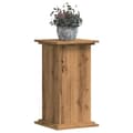 Miniatyrbillede 4 af 11: vidaXL plantestativ 33x33x60 cm konstrueret træ gammelt egetræslook