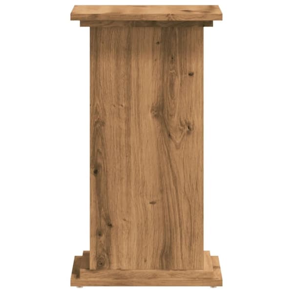 vidaXL plantestativ 33x33x60 cm konstrueret træ gammelt egetræslook