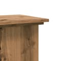 Miniatyrbillede 8 af 11: vidaXL plantestativ 33x33x60 cm konstrueret træ gammelt egetræslook