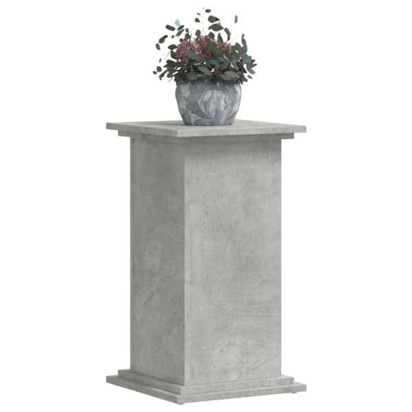 vidaXL plantestativ 33x33x60 cm konstrueret træ betongrå