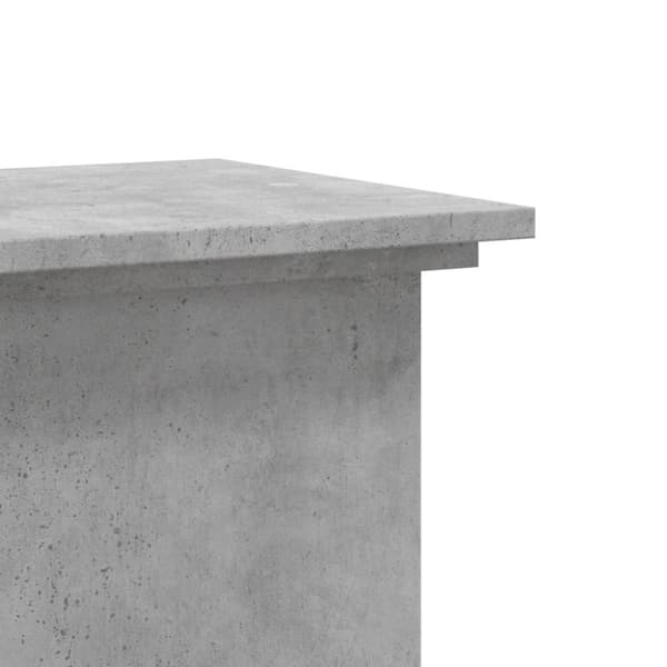 vidaXL plantestativ 33x33x60 cm konstrueret træ betongrå