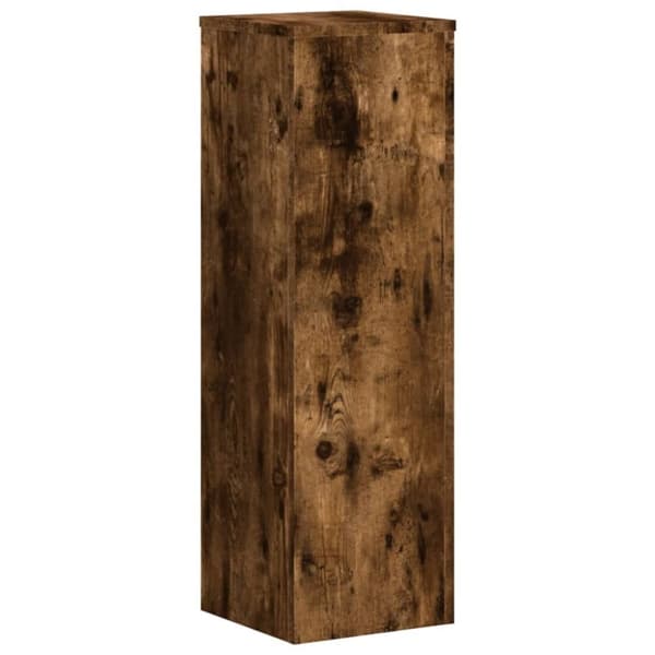 vidaXL Plantestativer 2 stk røkt eik 25x25x80 cm konstruert tre