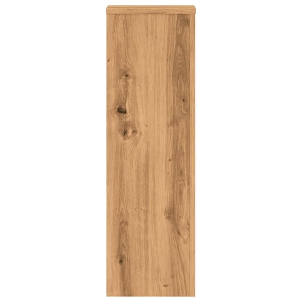 vidaXL Plantestativer 2 stk artisan eik 25x25x80 cm konstruert tre