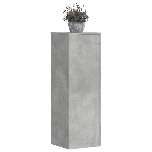 vidaXL Plantestativ betonggrå 33x33x100 cm konstruert tre