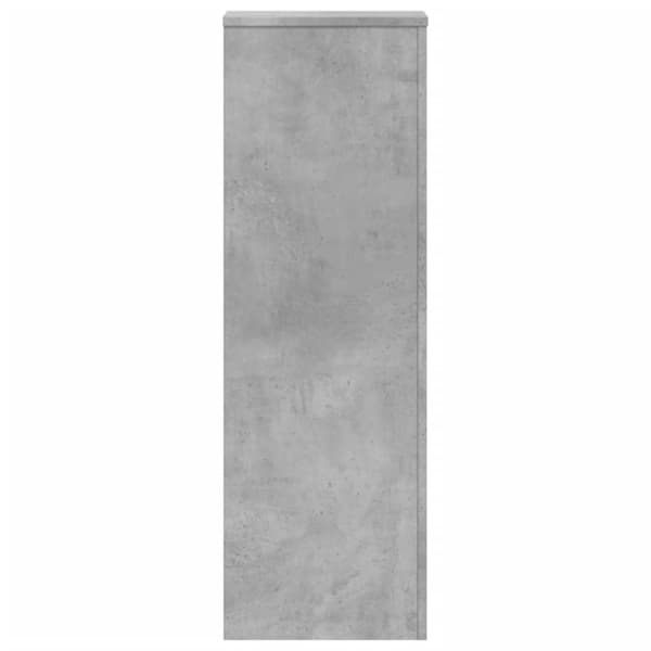 vidaXL Plantestativ betonggrå 33x33x100 cm konstruert tre