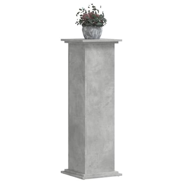 vidaXL Kasviteline betoninharmaa 33x33x100 cm tekninen puu