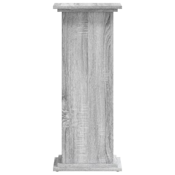 vidaXL Kasviteline harmaa Sonoma 33x33x80 cm tekninen puu