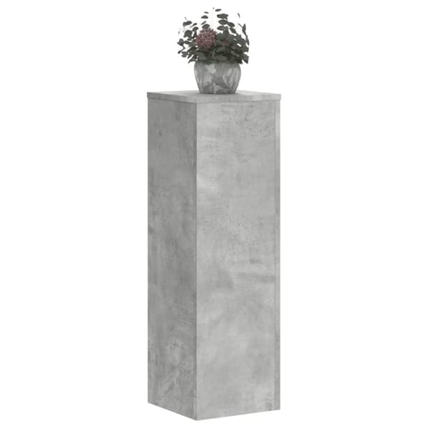 vidaXL plantestativer 2 stk. 25x25x80 cm konstrueret træ betongrå