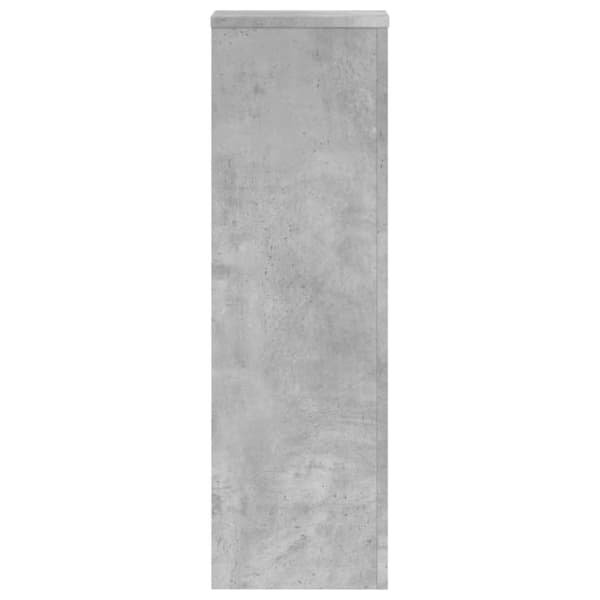 vidaXL plantestativer 2 stk. 25x25x80 cm konstrueret træ betongrå