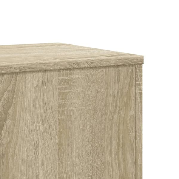 vidaXL Kasviteline Sonoma-tammi 33x33x100 cm tekninen puu