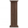Miniatyrbilde 5 av 11: vidaXL Plantestativ brun eik 33x33x100 cm konstruert tre