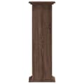 Miniatyrbilde 6 av 11: vidaXL Plantestativ brun eik 33x33x100 cm konstruert tre